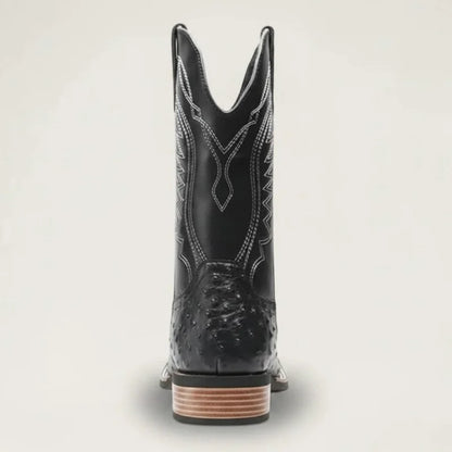 CHARRO Botas Vaqueras Para Hombre - Yehaw | Negro