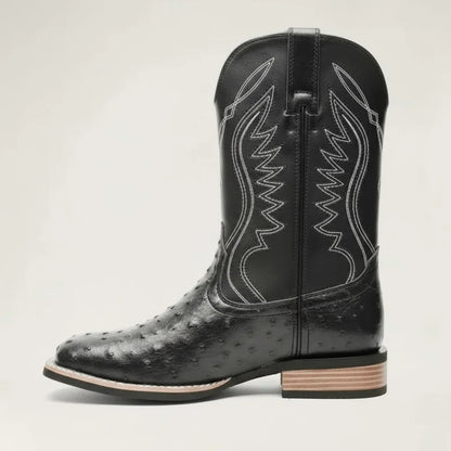 CHARRO Botas Vaqueras Para Hombre - Yehaw | Negro