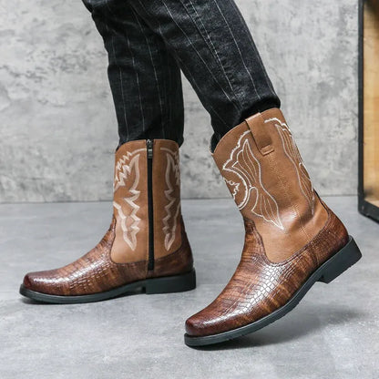CHICO Botas Vaqueras Para Hombre - Yehaw | Cafe - Yehaw 