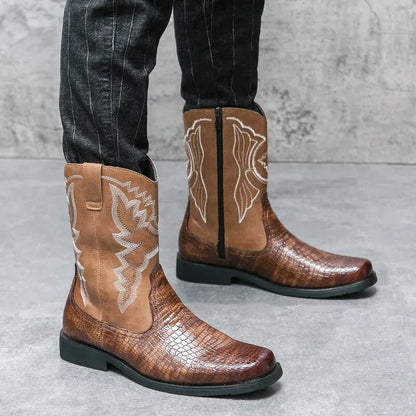 CHICO Botas Vaqueras Para Hombre - Yehaw | Cafe - Yehaw 
