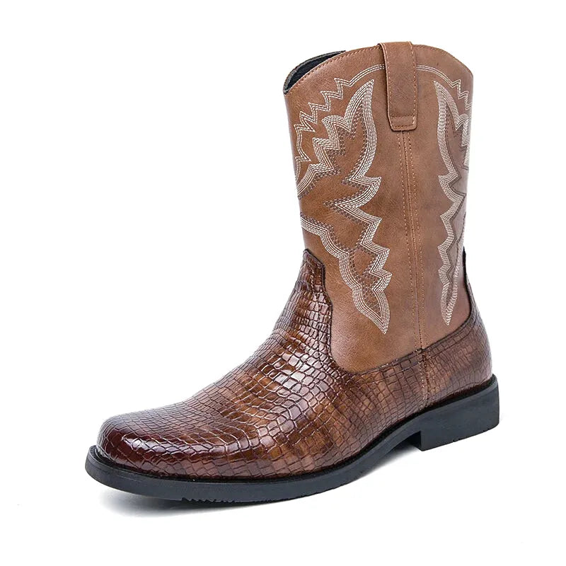 CHICO Botas Vaqueras Para Hombre - Yehaw | Cafe - Yehaw 