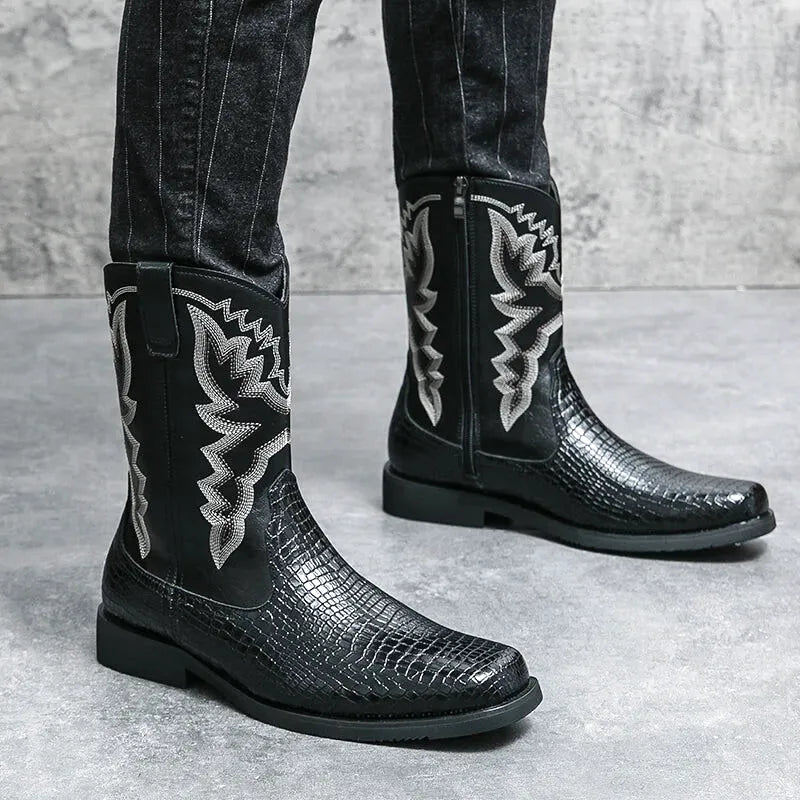CHICO Botas Vaqueras Para Hombre - Yehaw | Negro - Yehaw 