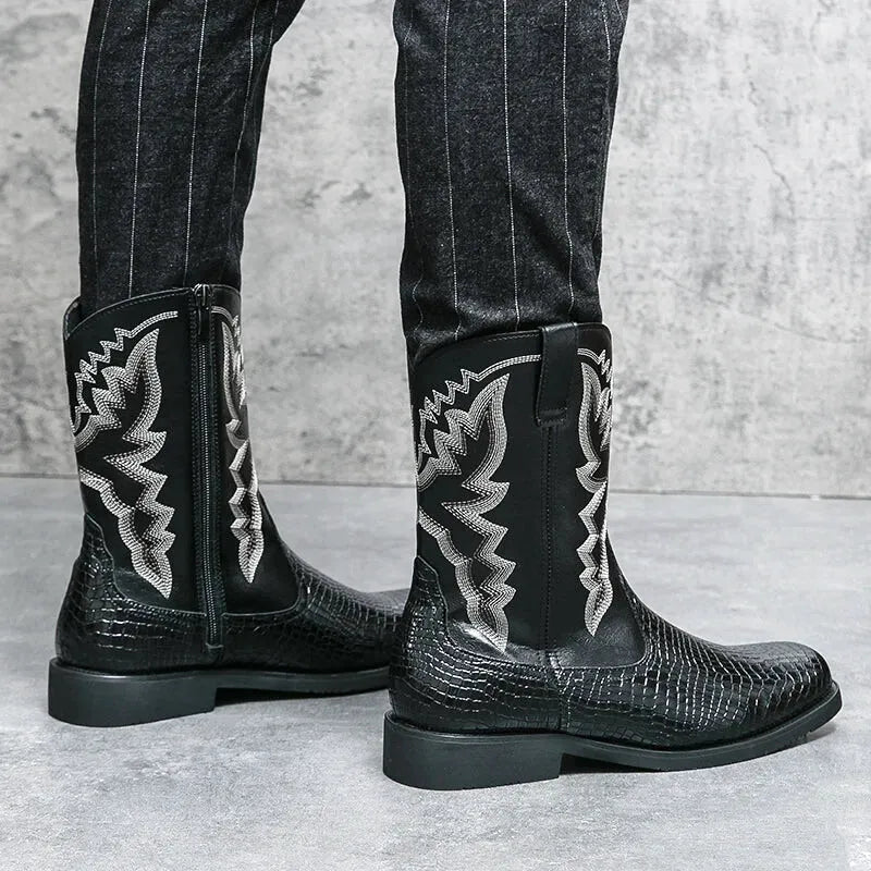 CHICO Botas Vaqueras Para Hombre - Yehaw | Negro - Yehaw 