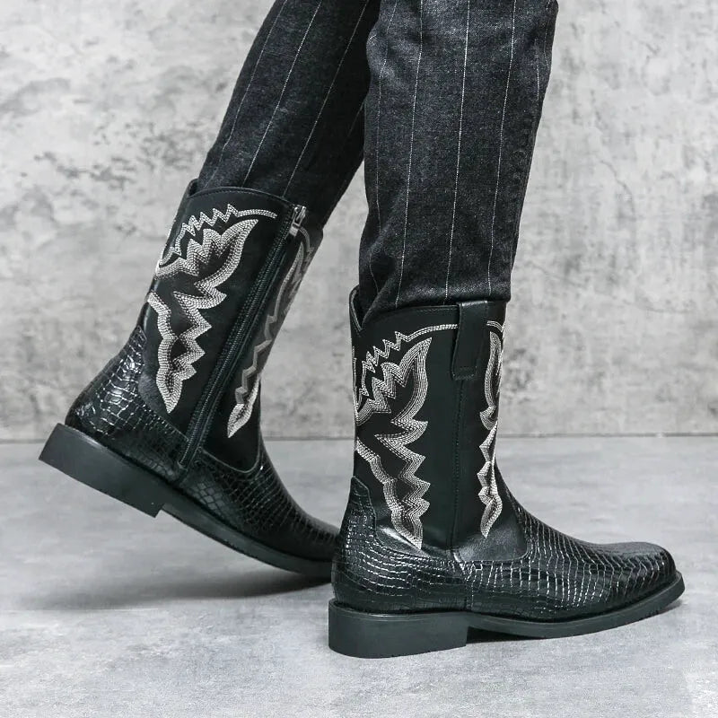 CHICO Botas Vaqueras Para Hombre - Yehaw | Negro - Yehaw 