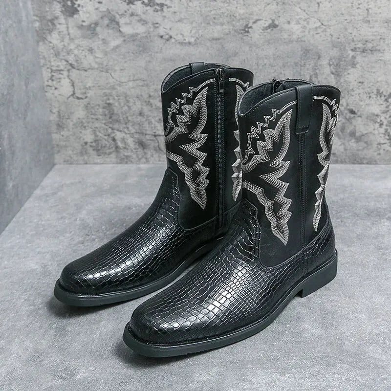 CHICO Botas Vaqueras Para Hombre - Yehaw | Negro - Yehaw 