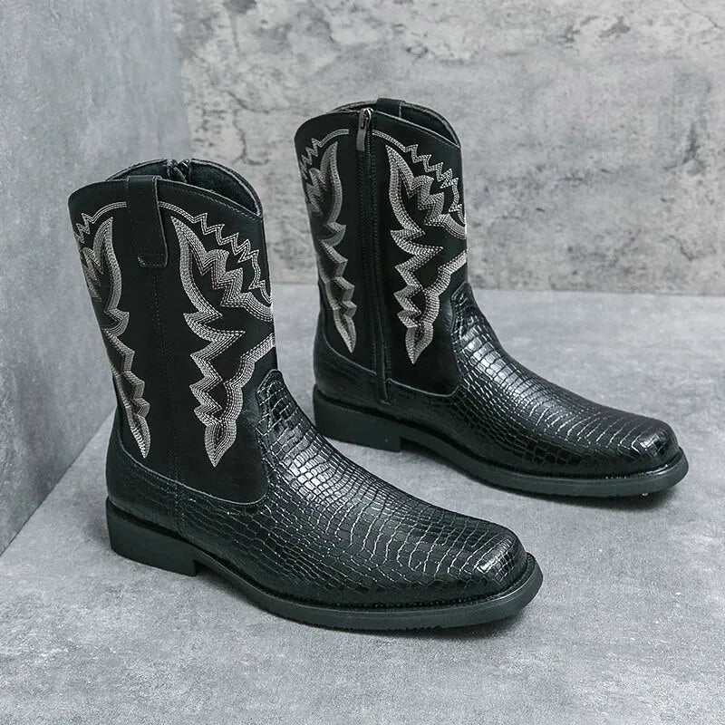 CHICO Botas Vaqueras Para Hombre - Yehaw | Negro - Yehaw 