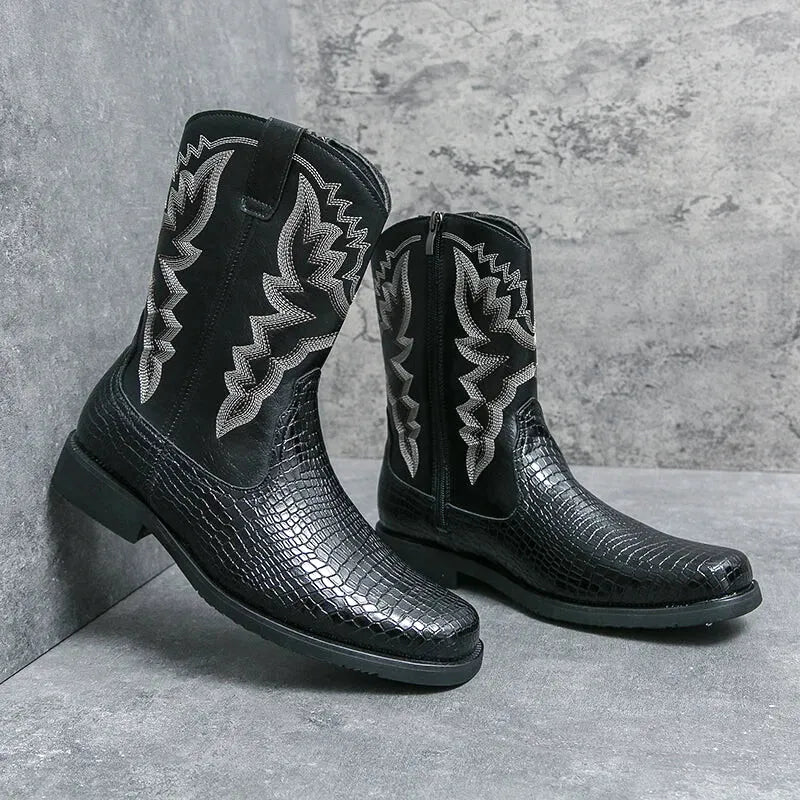 CHICO Botas Vaqueras Para Hombre - Yehaw | Negro - Yehaw 
