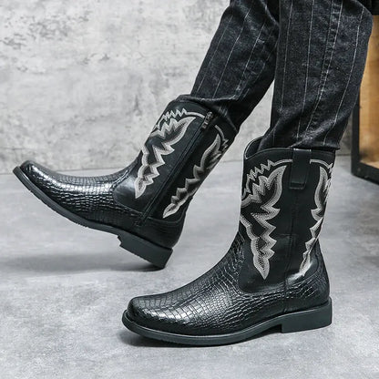 CHICO Botas Vaqueras Para Hombre - Yehaw | Negro - Yehaw 