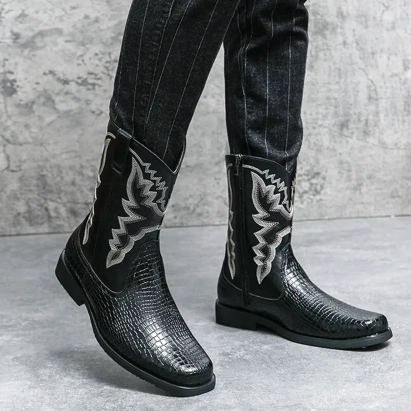 CHICO Botas Vaqueras Para Hombre - Yehaw | Negro - Yehaw 