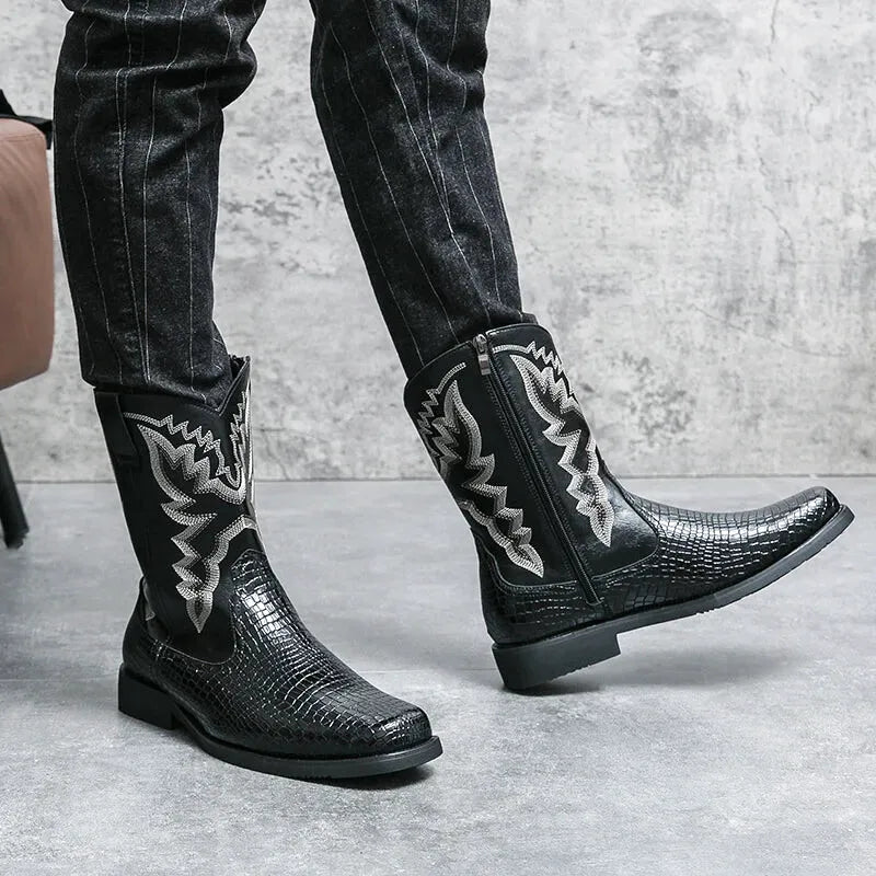 CHICO Botas Vaqueras Para Hombre - Yehaw | Negro - Yehaw 