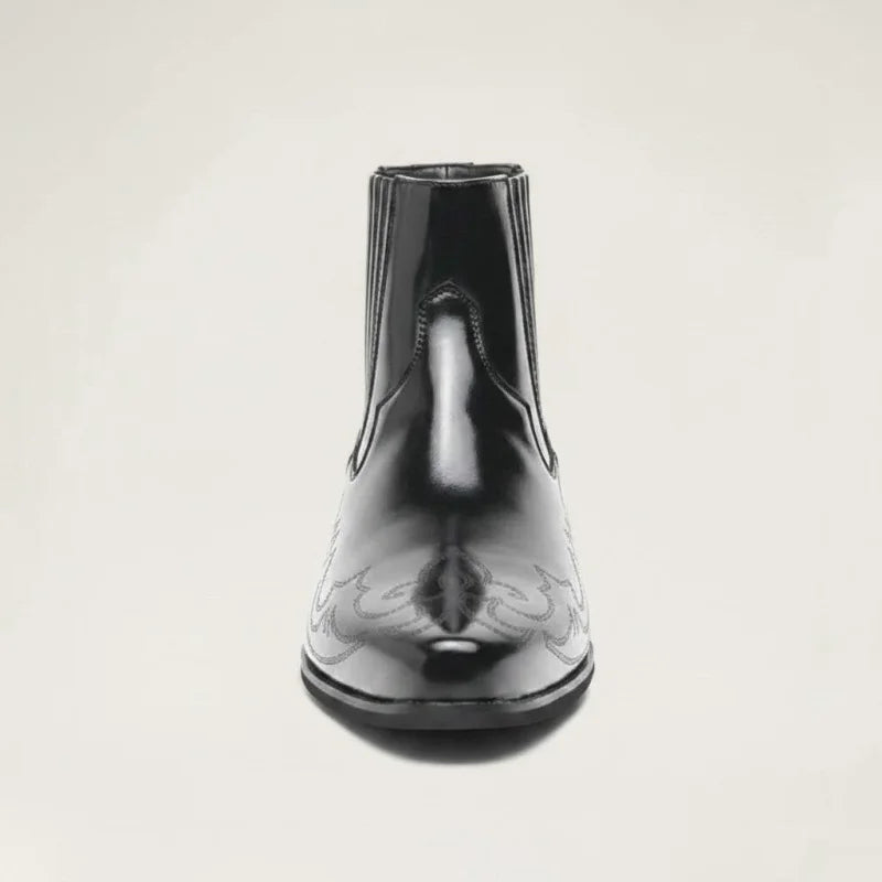 NACHO Botines Vaqueras Para Hombre - Yehaw | Negro