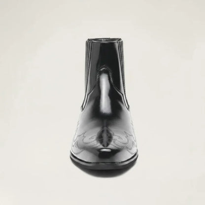 NACHO Botines Vaqueras Para Hombre - Yehaw | Negro