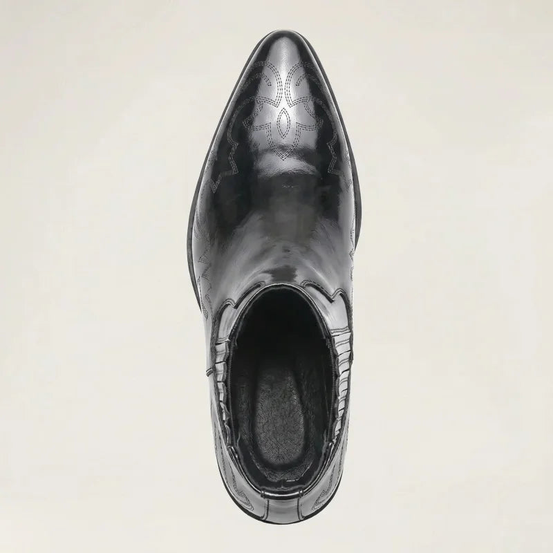 NACHO Botines Vaqueras Para Hombre - Yehaw | Negro