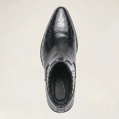 NACHO Botines Vaqueras Para Hombre - Yehaw | Negro