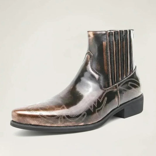 NACHO Botines Vaqueras Para Hombre - Yehaw | Oro