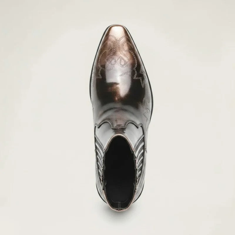 NACHO Botines Vaqueras Para Hombre - Yehaw | Oro