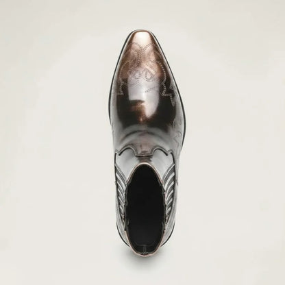 NACHO Botines Vaqueras Para Hombre - Yehaw | Oro