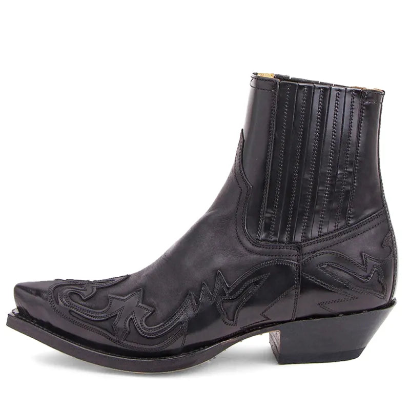 CISCO Botines Vaqueras Para Hombre - Yehaw | Negro - Yehaw 