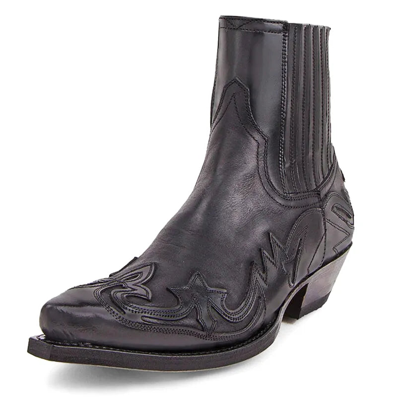 CISCO Botines Vaqueras Para Hombre - Yehaw | Negro - Yehaw 