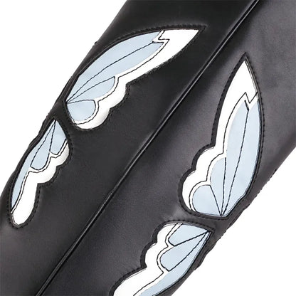 CLARA Botas Vaqueras Para Mujer - Yehaw | Negro/Azul - Yehaw 