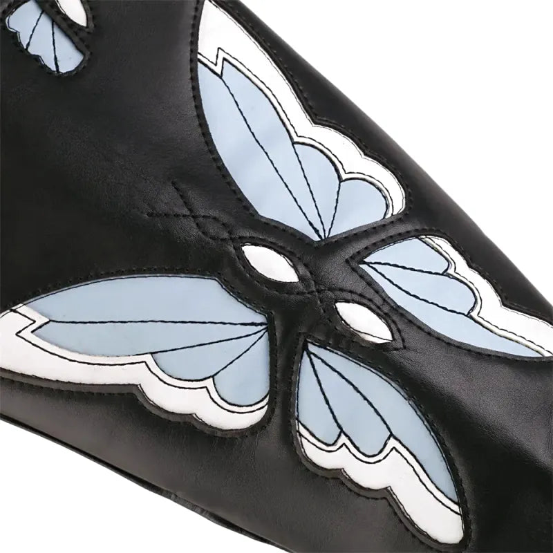 CLARA Botas Vaqueras Para Mujer - Yehaw | Negro/Azul - Yehaw 