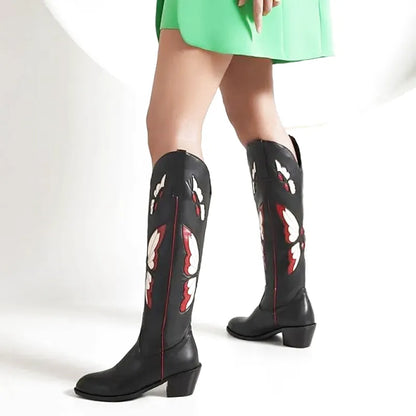 CLARA Botas Vaqueras Para Mujer - Yehaw | Negro - Yehaw 