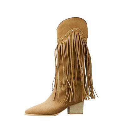 CORDELIA Botas Vaqueras Para Mujer - Yehaw | Cafe - Yehaw 
