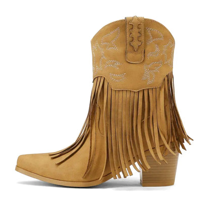 DALIA Botines Vaqueras Para Mujer - Yehaw | Cafe - Yehaw 