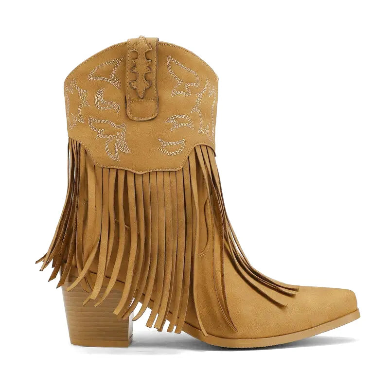 DALIA Botines Vaqueras Para Mujer - Yehaw | Cafe - Yehaw 