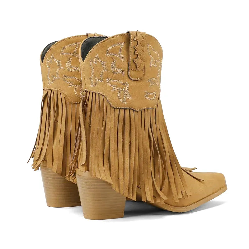 DALIA Botines Vaqueras Para Mujer - Yehaw | Cafe - Yehaw 