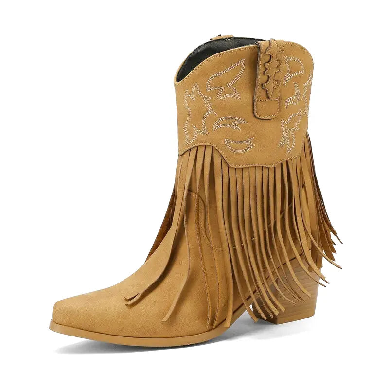 DALIA Botines Vaqueras Para Mujer - Yehaw | Cafe - Yehaw 