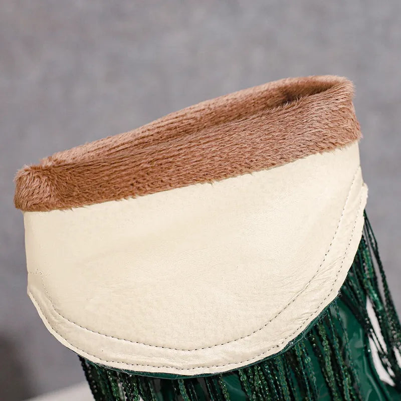 DELFINA Botas Vaqueras Para Mujer - Yehaw | Verde - Yehaw 