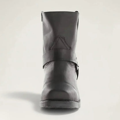 RULO Botines Vaqueras Para Hombre - Yehaw | Negro