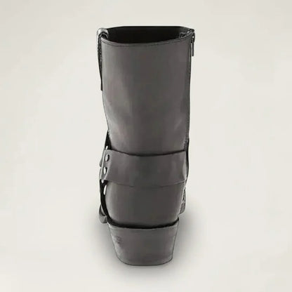RULO Botines Vaqueras Para Hombre - Yehaw | Negro
