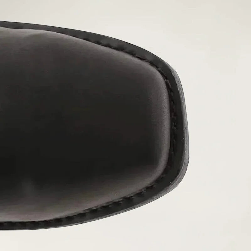 RULO Botines Vaqueras Para Hombre - Yehaw | Negro