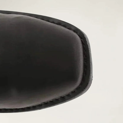 RULO Botines Vaqueras Para Hombre - Yehaw | Negro