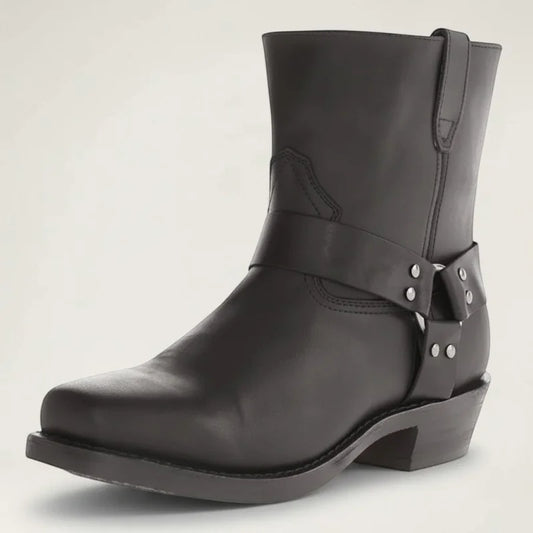 RULO Botines Vaqueras Para Hombre - Yehaw | Negro