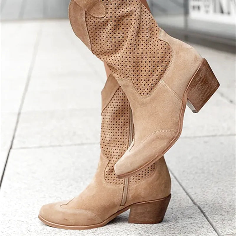 DOLORES Botines Vaqueras Para Mujer - Yehaw | Cafe - Yehaw 