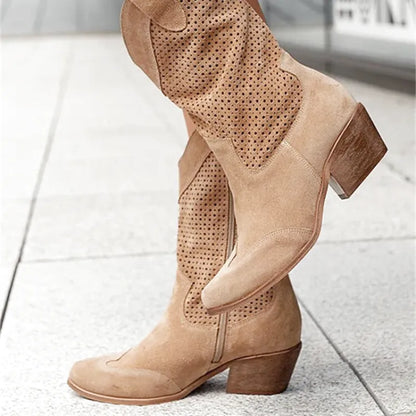 DOLORES Botines Vaqueras Para Mujer - Yehaw | Cafe - Yehaw 