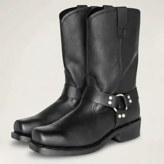LALO Botas Vaqueras Para Hombre - Yehaw | Negro