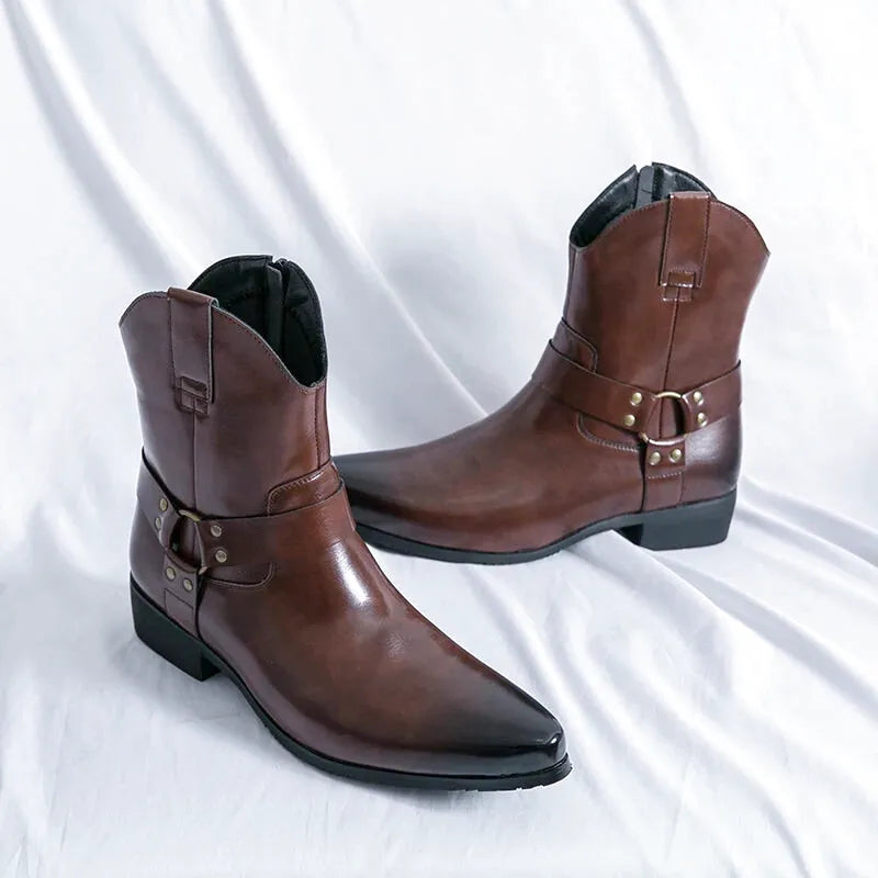 GOYO Botines Vaqueras Para Hombre - Yehaw | Cafe - Yehaw 