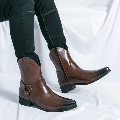 GOYO Botines Vaqueras Para Hombre - Yehaw | Cafe - Yehaw 