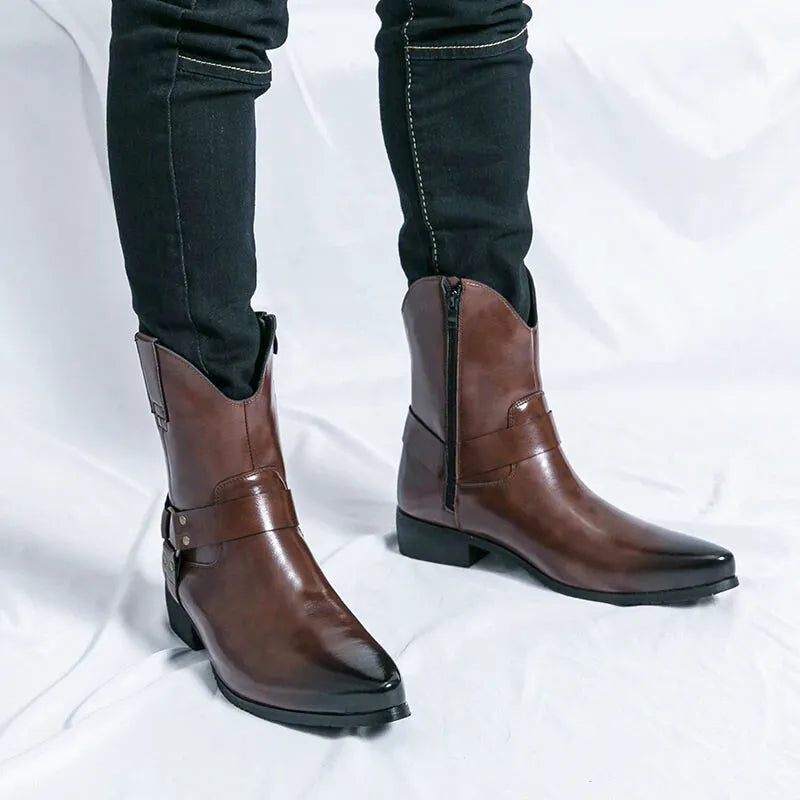 GOYO Botines Vaqueras Para Hombre - Yehaw | Cafe - Yehaw 