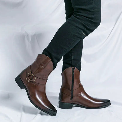 GOYO Botines Vaqueras Para Hombre - Yehaw | Cafe - Yehaw 