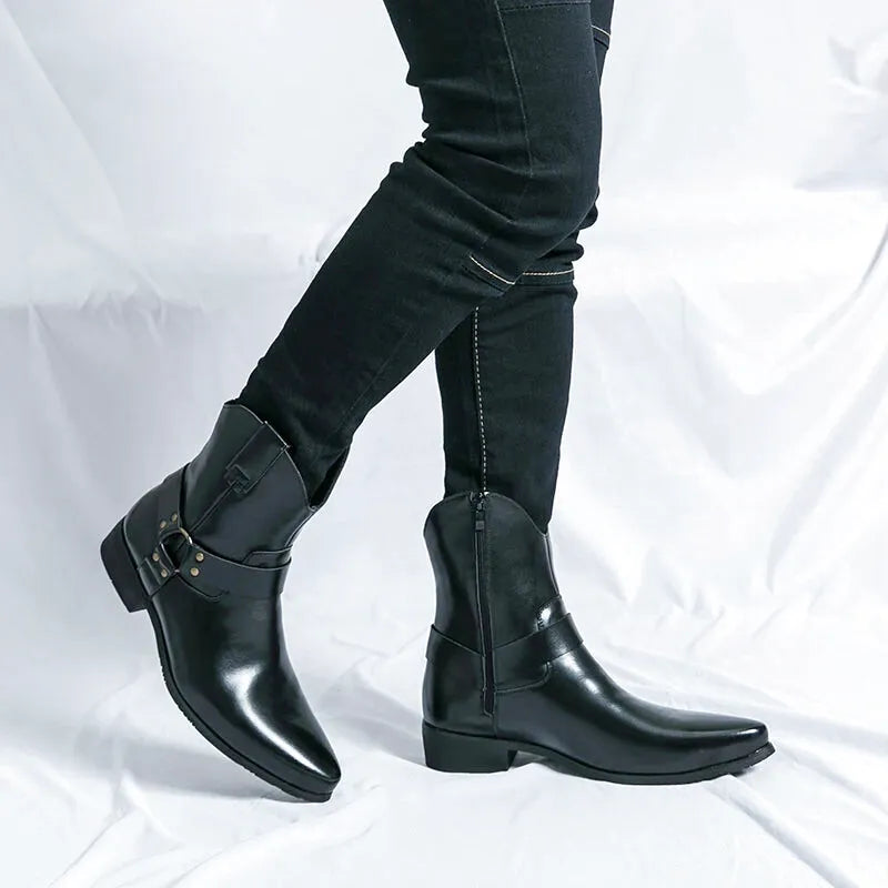 GOYO Botines Vaqueras Para Hombre - Yehaw | Negro - Yehaw 