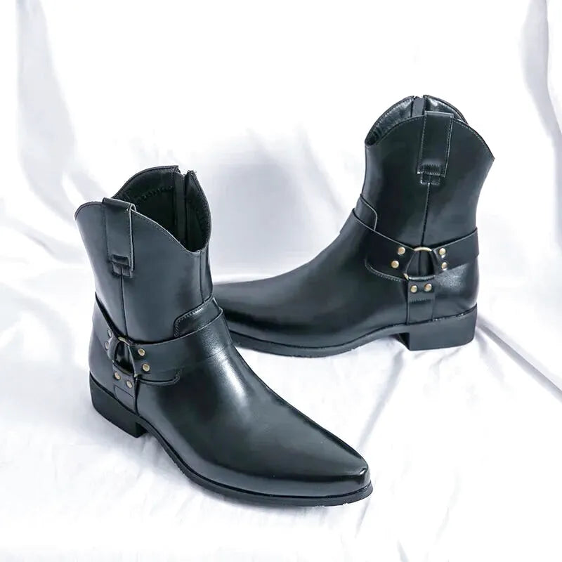 GOYO Botines Vaqueras Para Hombre - Yehaw | Negro - Yehaw 