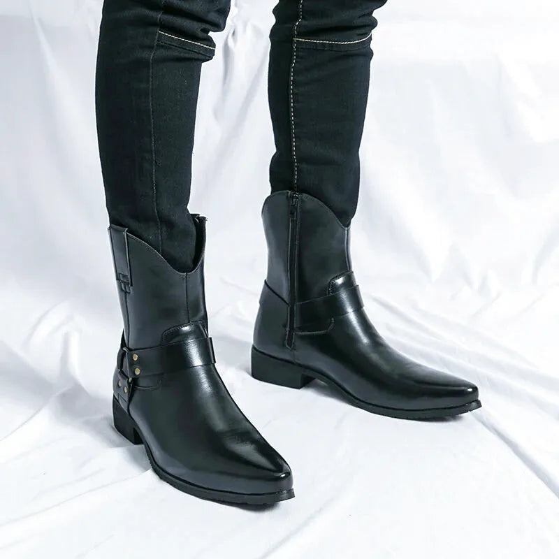 GOYO Botines Vaqueras Para Hombre - Yehaw | Negro - Yehaw 