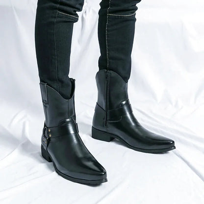 GOYO Botines Vaqueras Para Hombre - Yehaw | Negro - Yehaw 