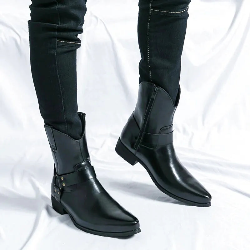 GOYO Botines Vaqueras Para Hombre - Yehaw | Negro - Yehaw 
