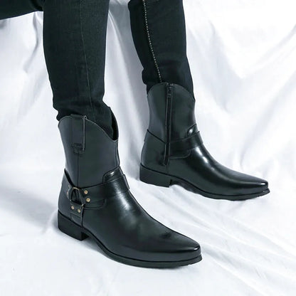 GOYO Botines Vaqueras Para Hombre - Yehaw | Negro - Yehaw 